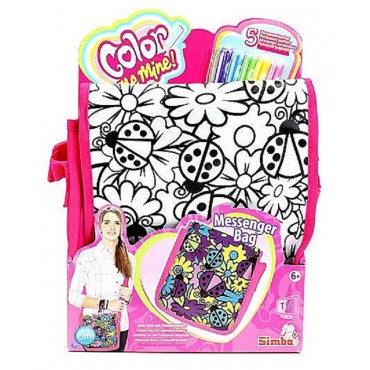 Simba Colour Me Mine Messenger Bag Pink